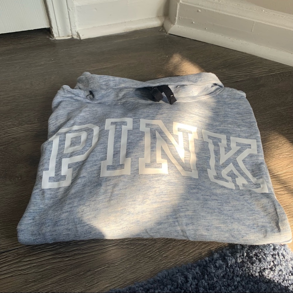 Victoria’s Secret Pink Drawstring Turtleneck Sweatshirt - US Sz L